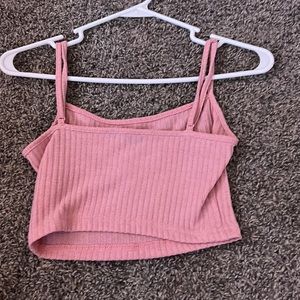SOFT pink crop top